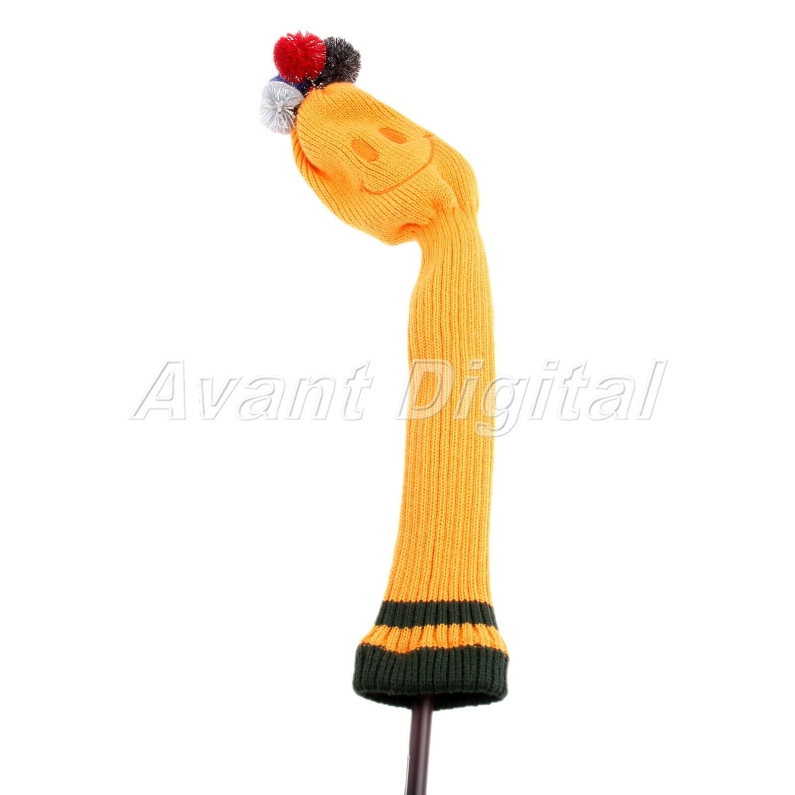 3Pcs/Kit Golf Club Headcovers Knitted Head Covers Protect Scratched Guard Sleeve