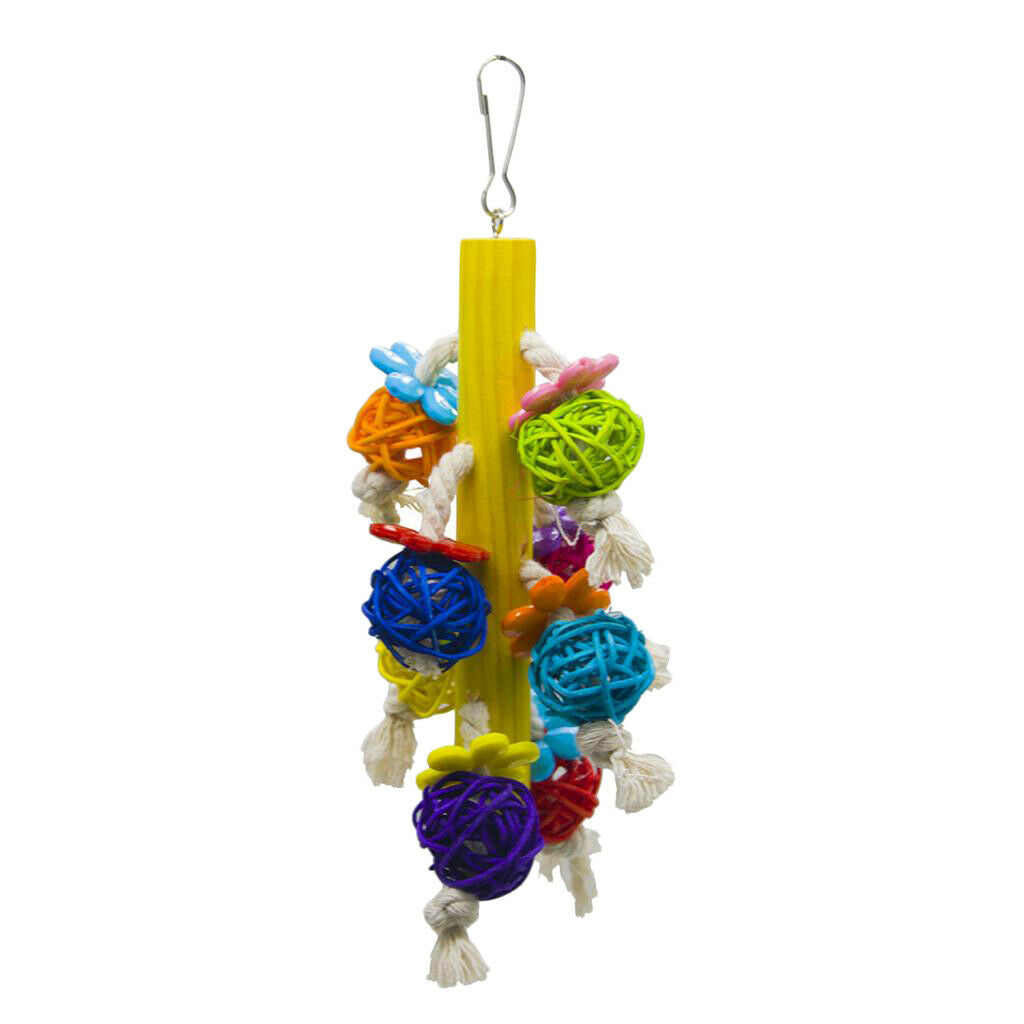 Bird Parrots Toys Birds Parrots Cage Rattan Ball Toys For Small Medium Bird