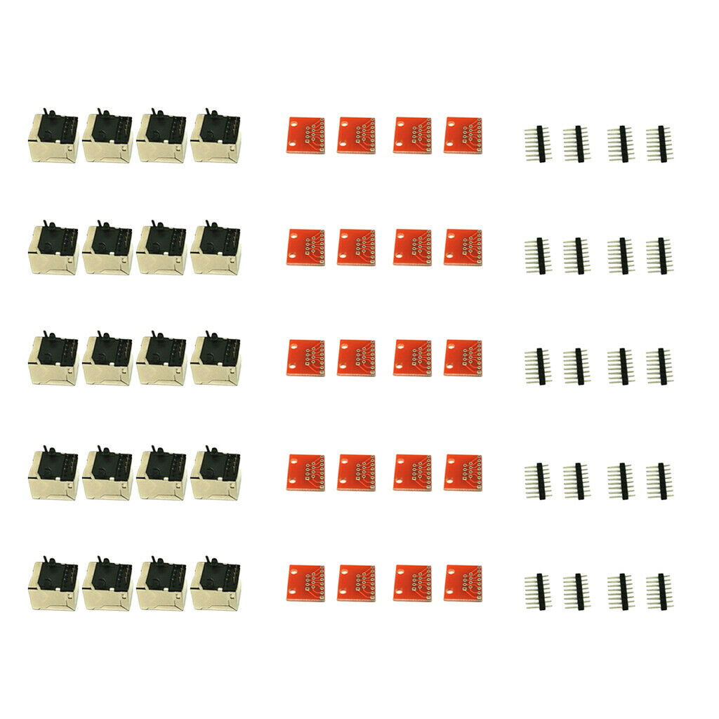 Connector PCB and Breakout Board Kit Check Ethernet  Not Weld