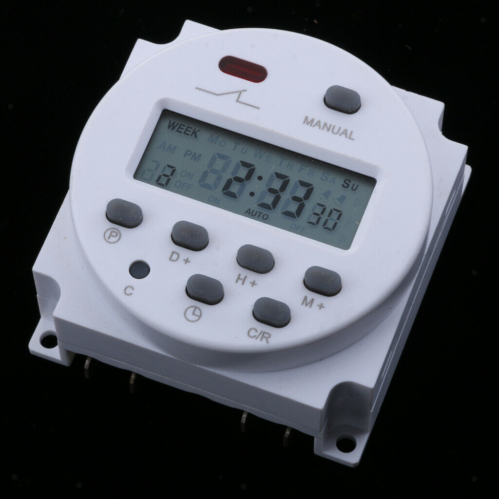 220V Digital LCD Power Programmable Timer Time Switch Relay 16A Quality