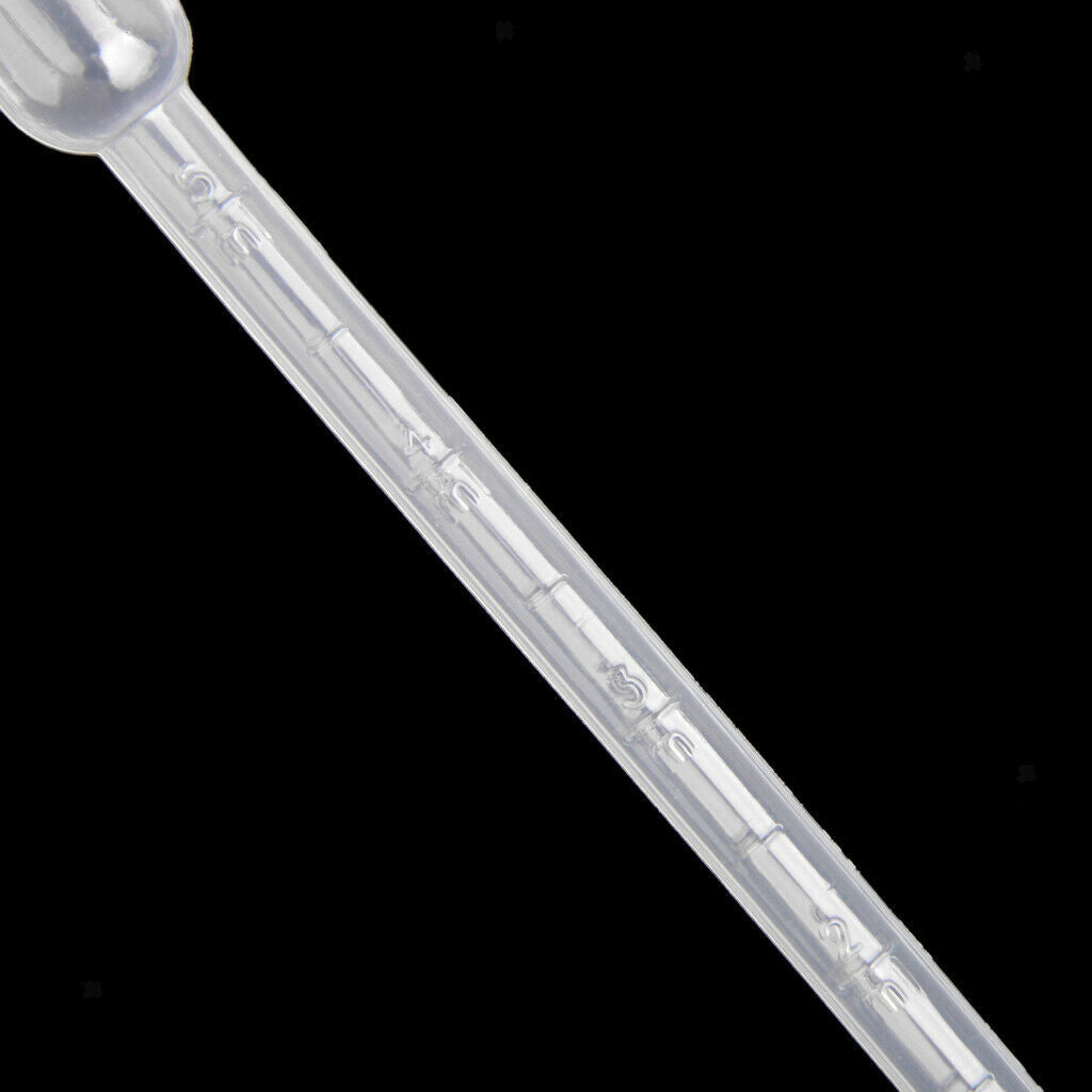 50pcs 5ml Transfer Graduated Pipettes Graduated 1ml Plastic Dropper