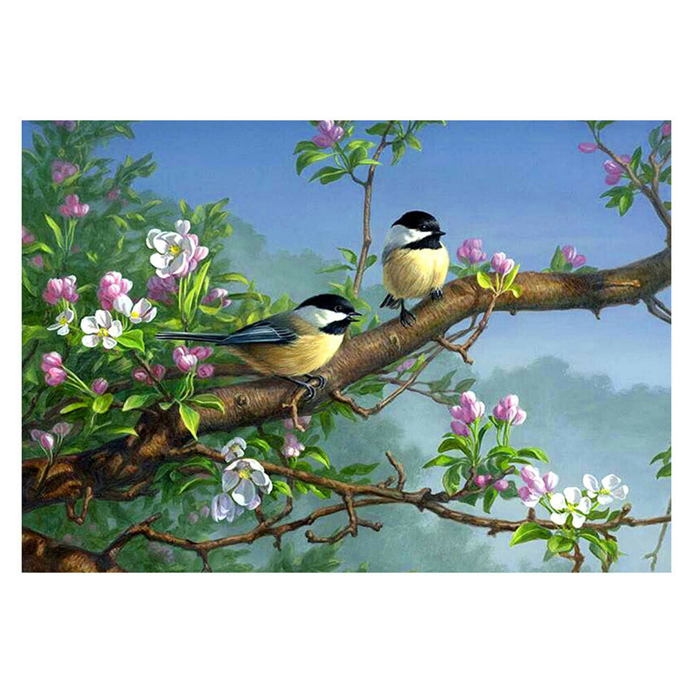 Magpie DIY Full Drill Round Diamond Painting Embroidery Kits Cross Stitch @