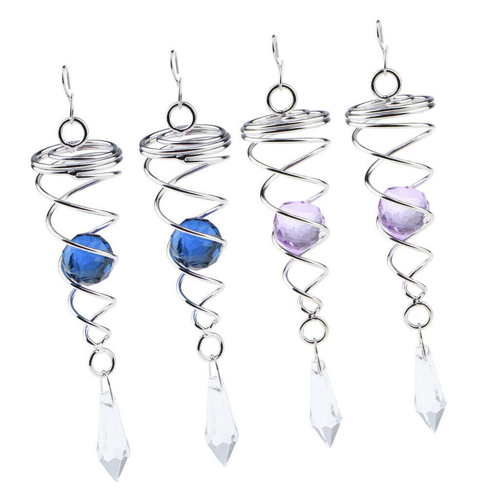 Crystal  Garden Wind Spinner, 4.5-inch, 4 Packs
