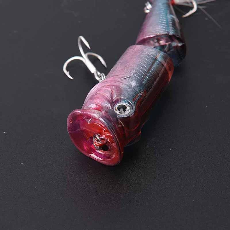8cm 11.5g fishing lure hard bait artificial popper crankbait wobbler bait .l8