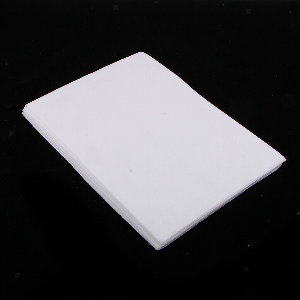 10 Sheets Microwave Kiln Glass Fusing Paper Ceramic Fiber Square Shelf Paper,