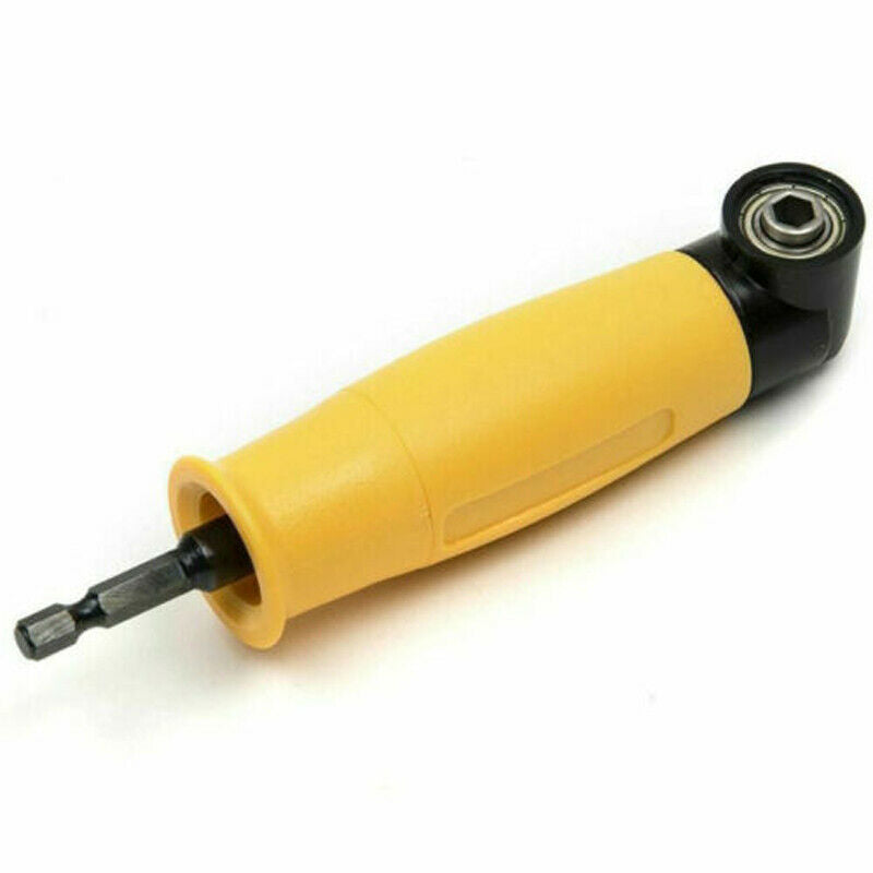 90Â° Right Angle Extension Screwdriver Socket Adapter Drill Attachment Tool 1/4''
