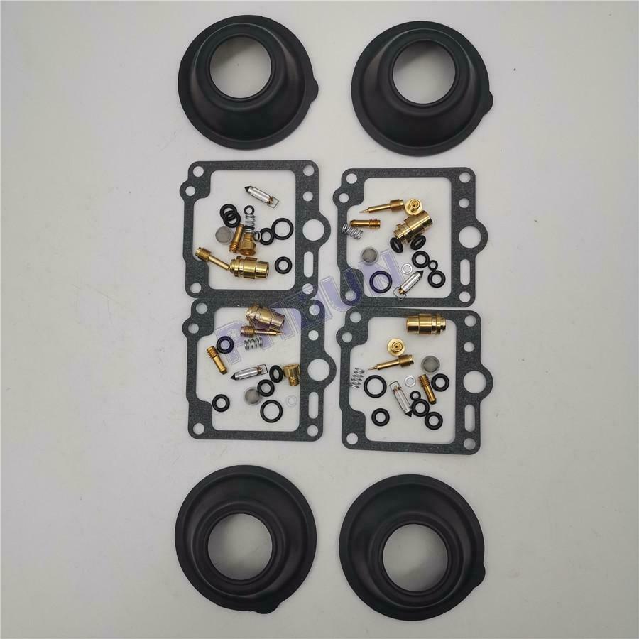 For 85-86 YAMAHA XJ700X/XS/XSC/XN/XNC Carburetor Repair Kit w/ Diaphragm Vacuum