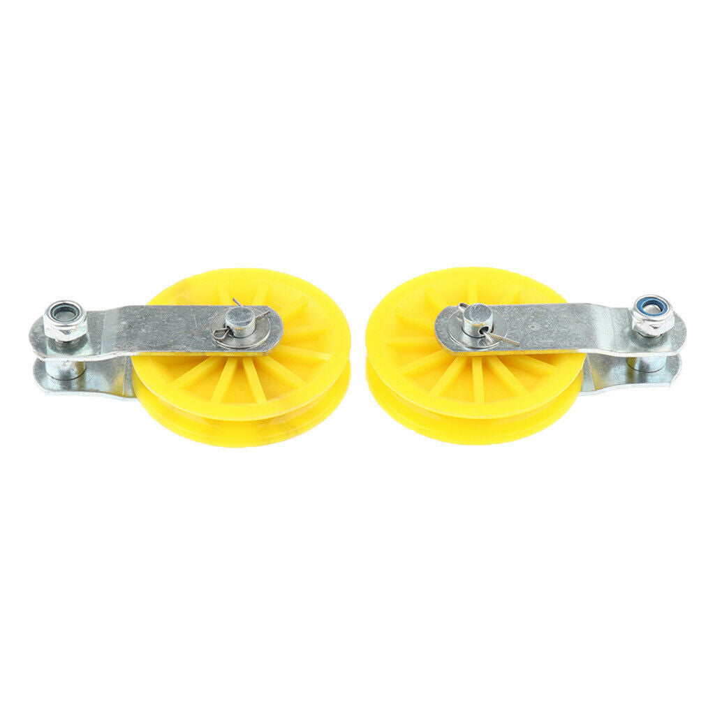 2 Pcs Automatic Coop Door Opener Waterline Pulley Backyard Poultry Supplies
