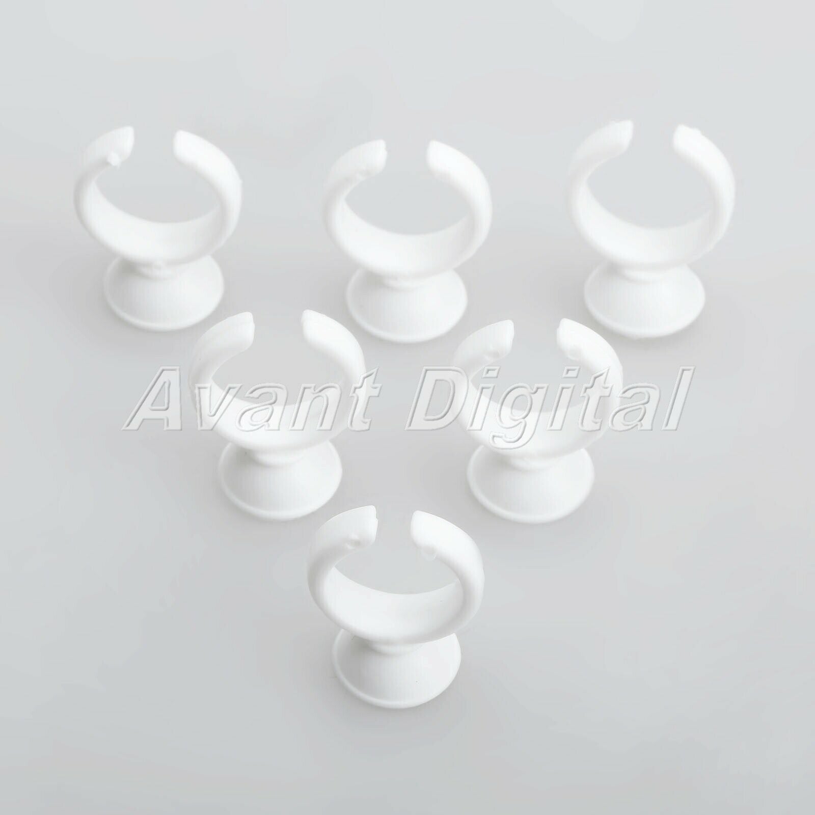 50X White Plastic Disposable Tattoo Ink Holder Cups for tattoo/permanent makeup