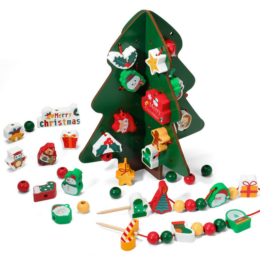 Beaded Toys Christmas Trees Stringing Christmas Trees Decoration Children