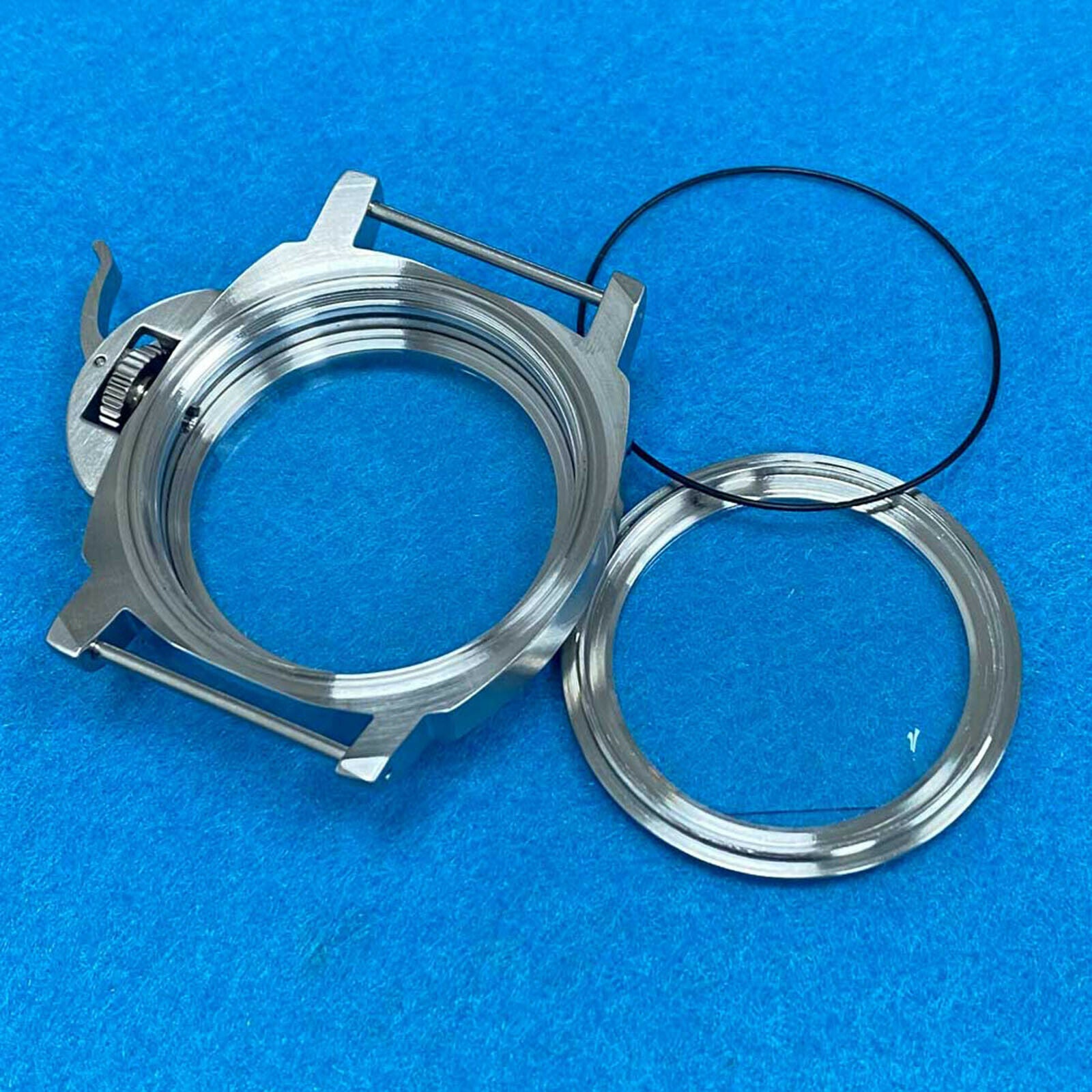 Stainless Steel Watch Case PAM 44MM for ETA 6497/6498 Seagull ST36 Movement