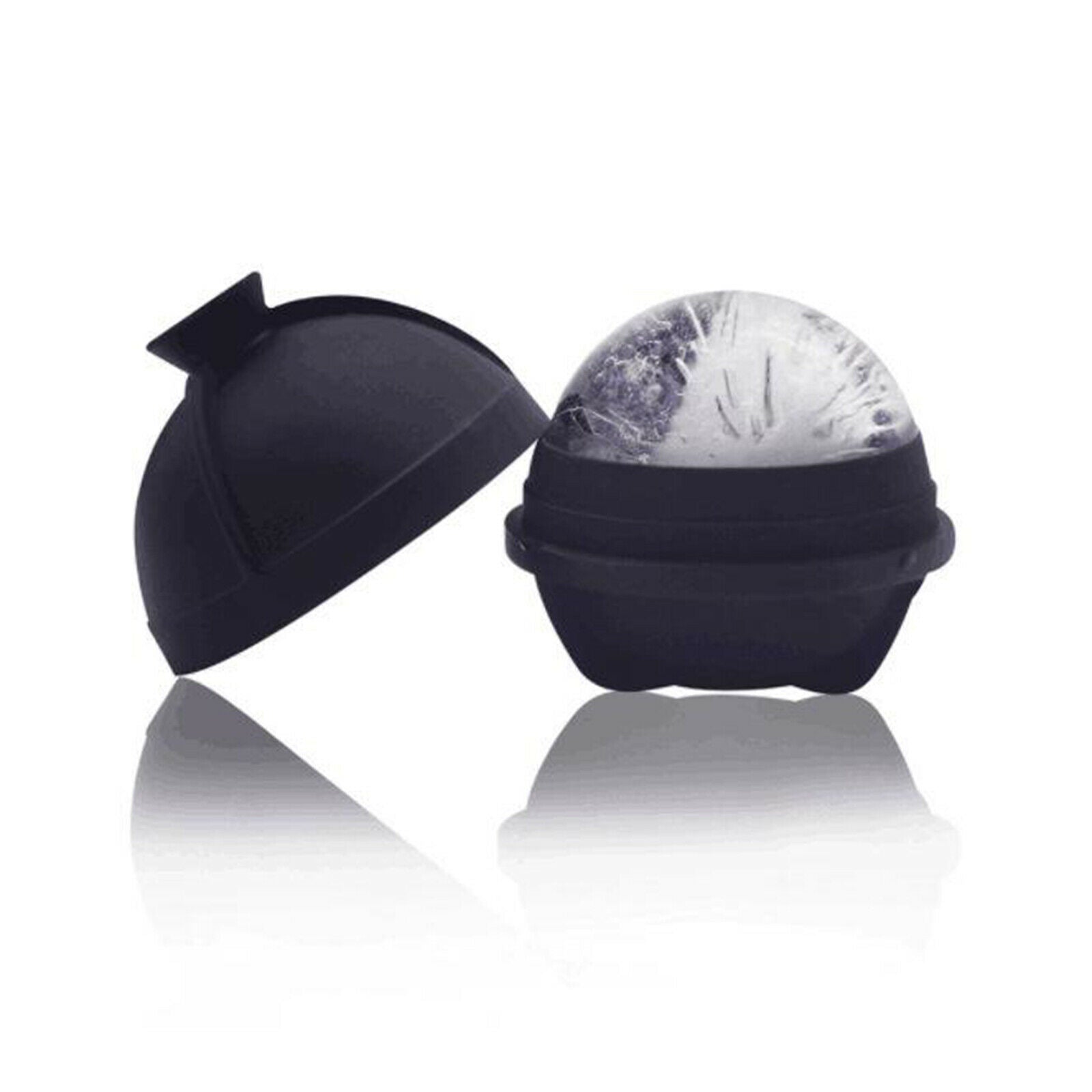 Reusable Big Round Ice Ball Molds 6cm Silicone Sphere Ice Molds for