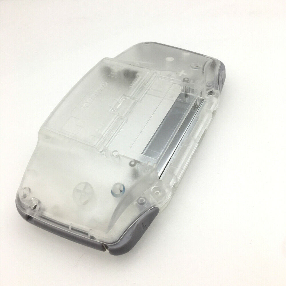 Clear White Housing Shell case Full Mod Repair Parts For Game Boy Advance GBA