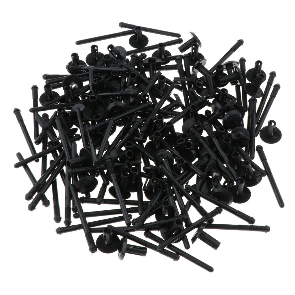 200 X Auto Body Clips Blind Rivets Clip  Flare Rocker Moulding Clip
