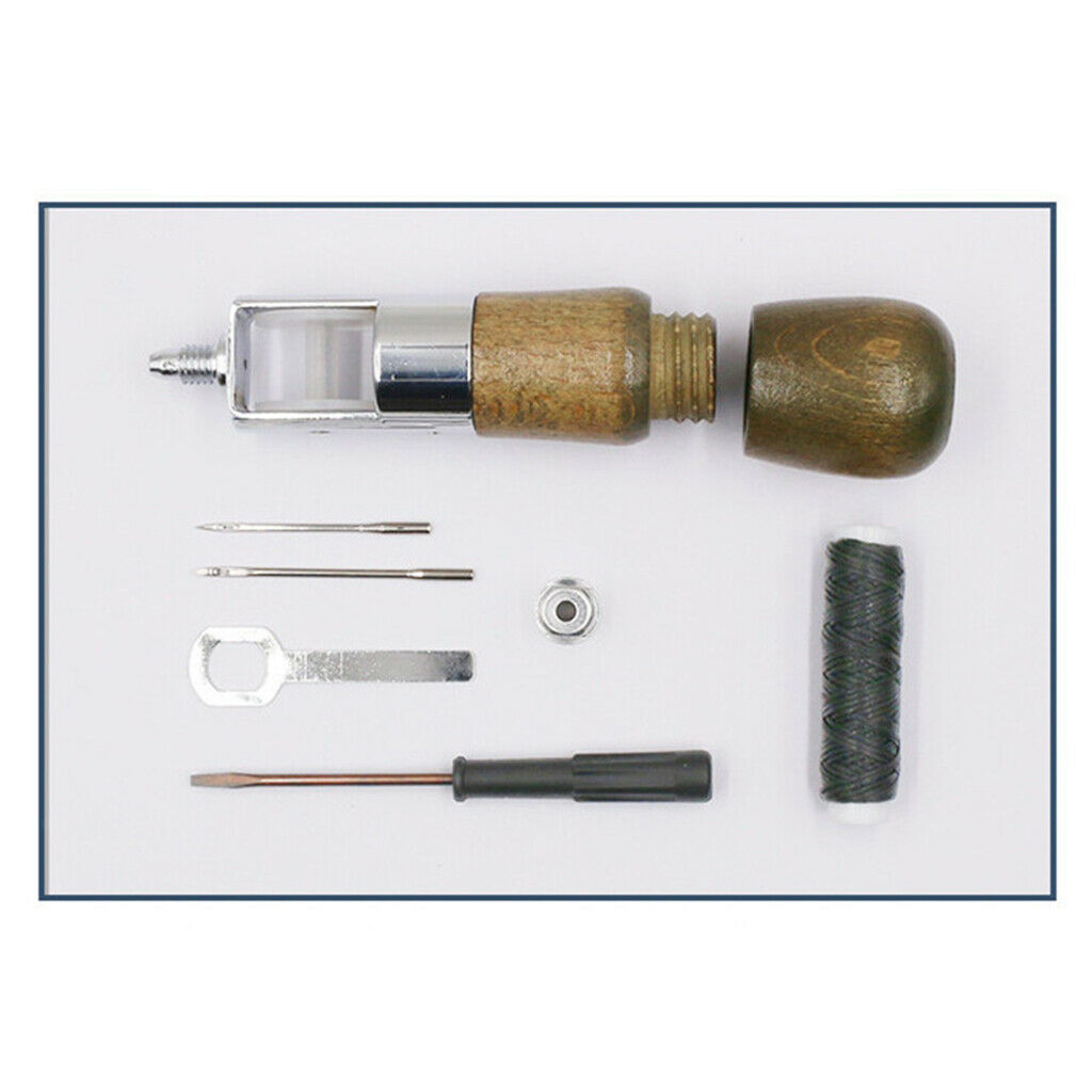 Professional Leather Sewing Awl Upholstery Repair Stitcher School Bag Kits