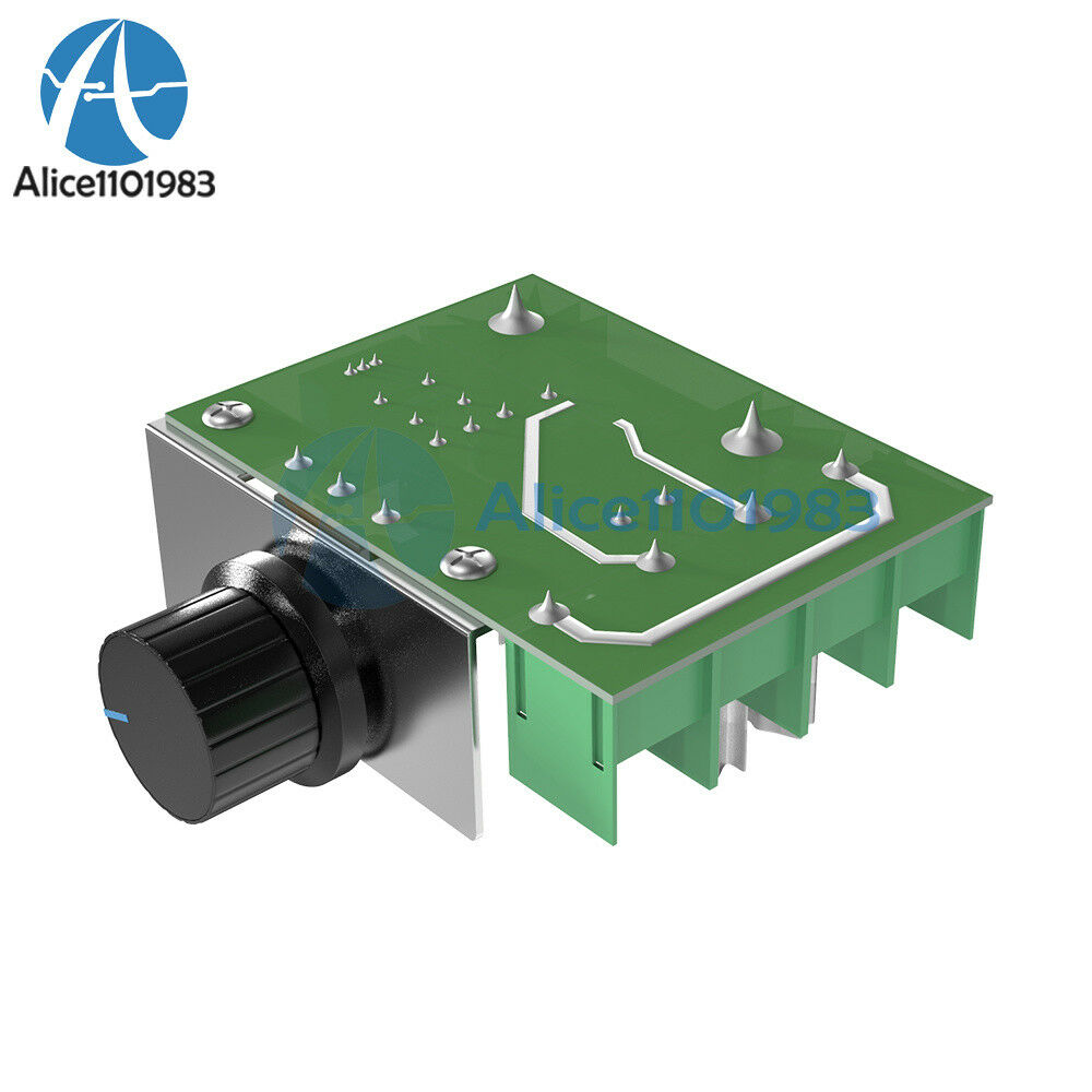 2Pcs 220V 2000W Speed Controller SCR Voltage Regulator Dimmers Thermostat