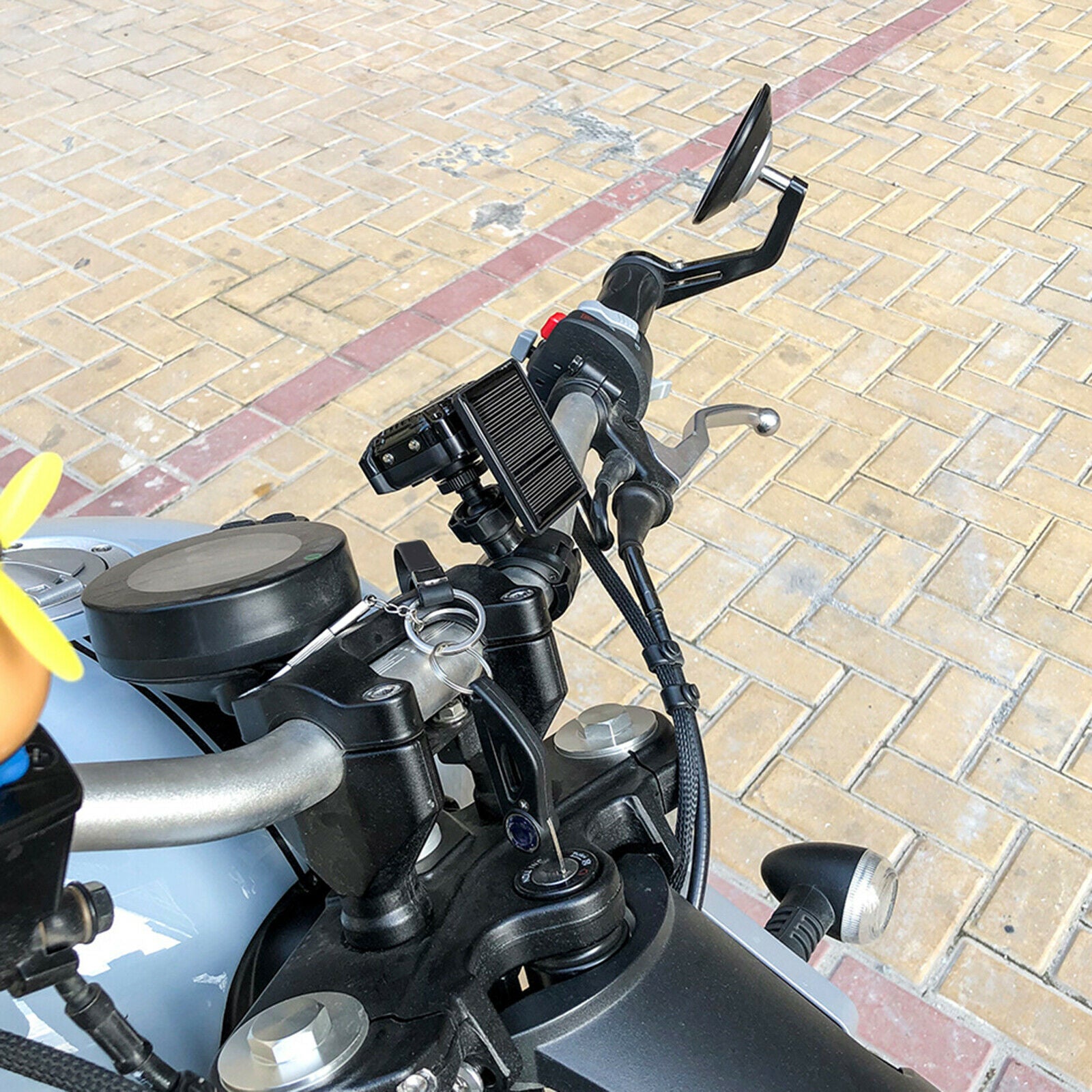 Solar Charging Scooter Motorcycle Tyre Pressure Monitoring System LCD Screen
