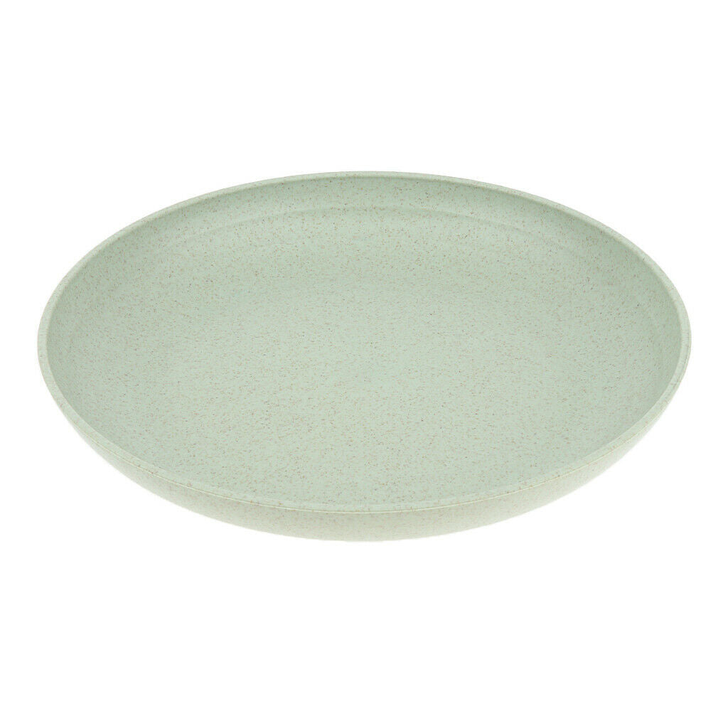 4 Pieces Outdoor Tableware Dinner Plates Dishes Food Snacks Container Tray Home