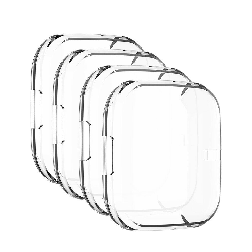 4pcs TPU Shell Case Screen Frame Cover Protector Fits for  Versa 2