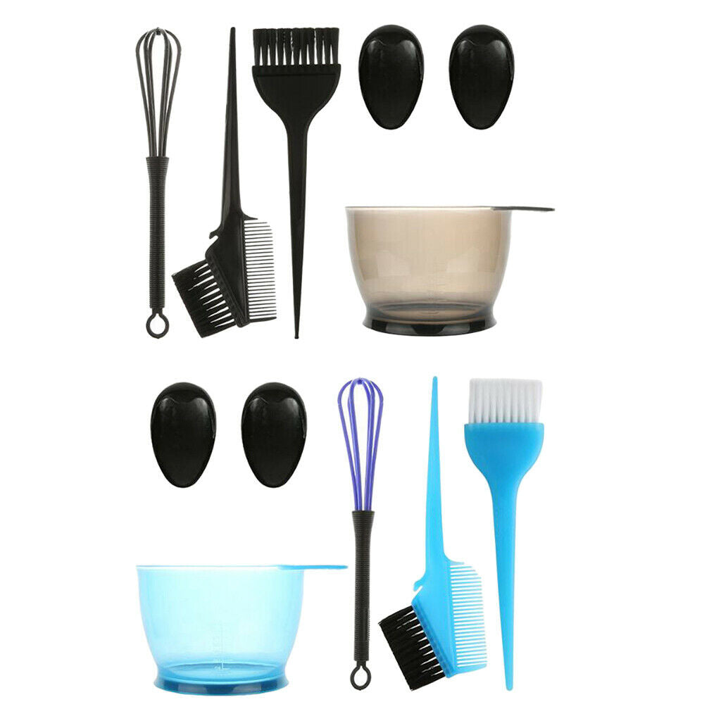 2 Sets Hair Coloring Brush and Bowl Set Hair Color Hair Dying Applicator
