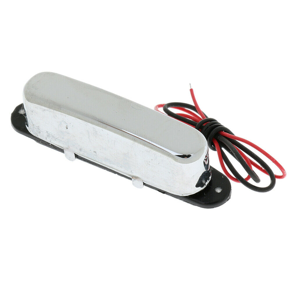 DIY Alloy Electric Guitar Neck Single Coil Pickup Chrome for   Guitar