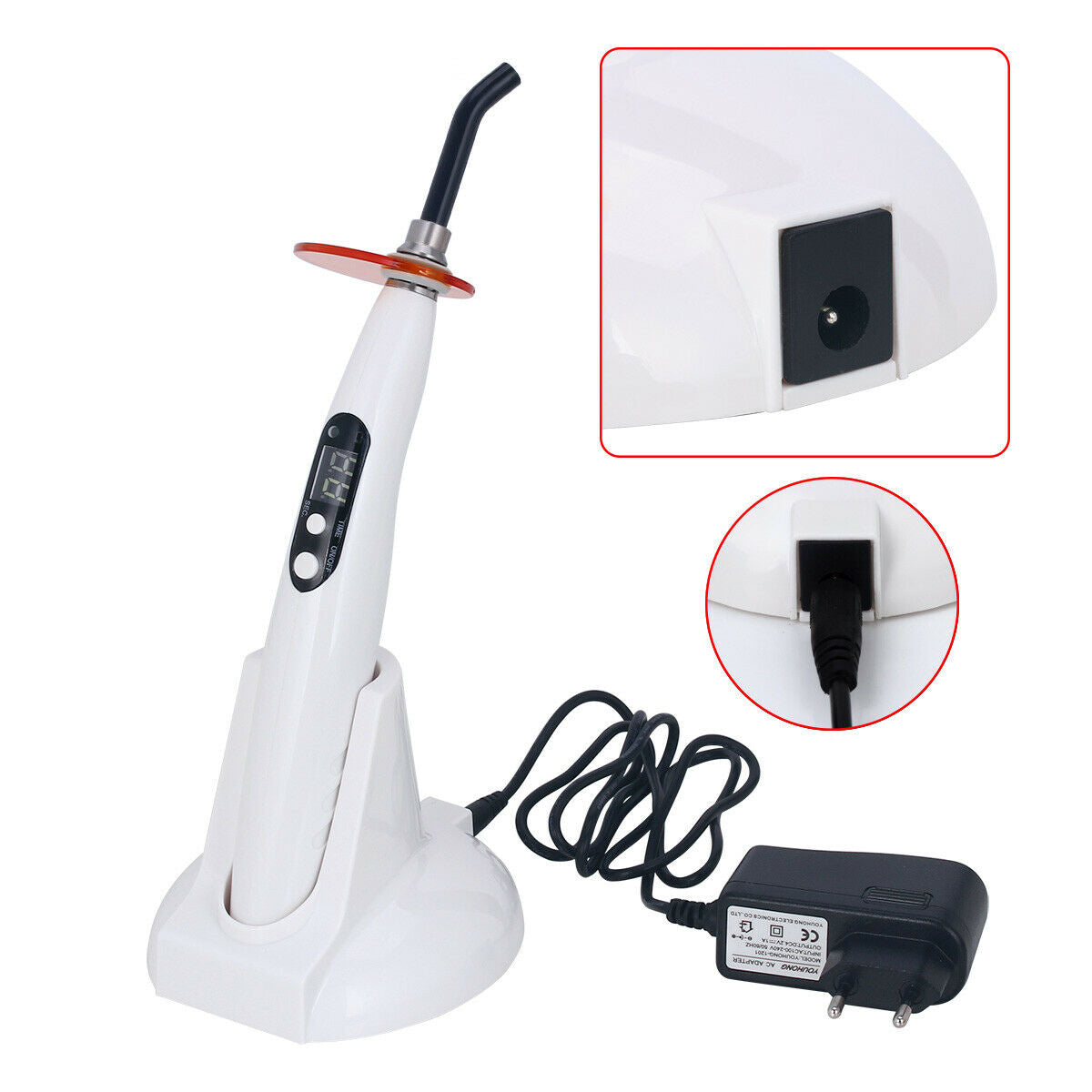 Woodpecker Style Dental Wireless Curing Light Lamp White F*LED-B 1400mw/cm2