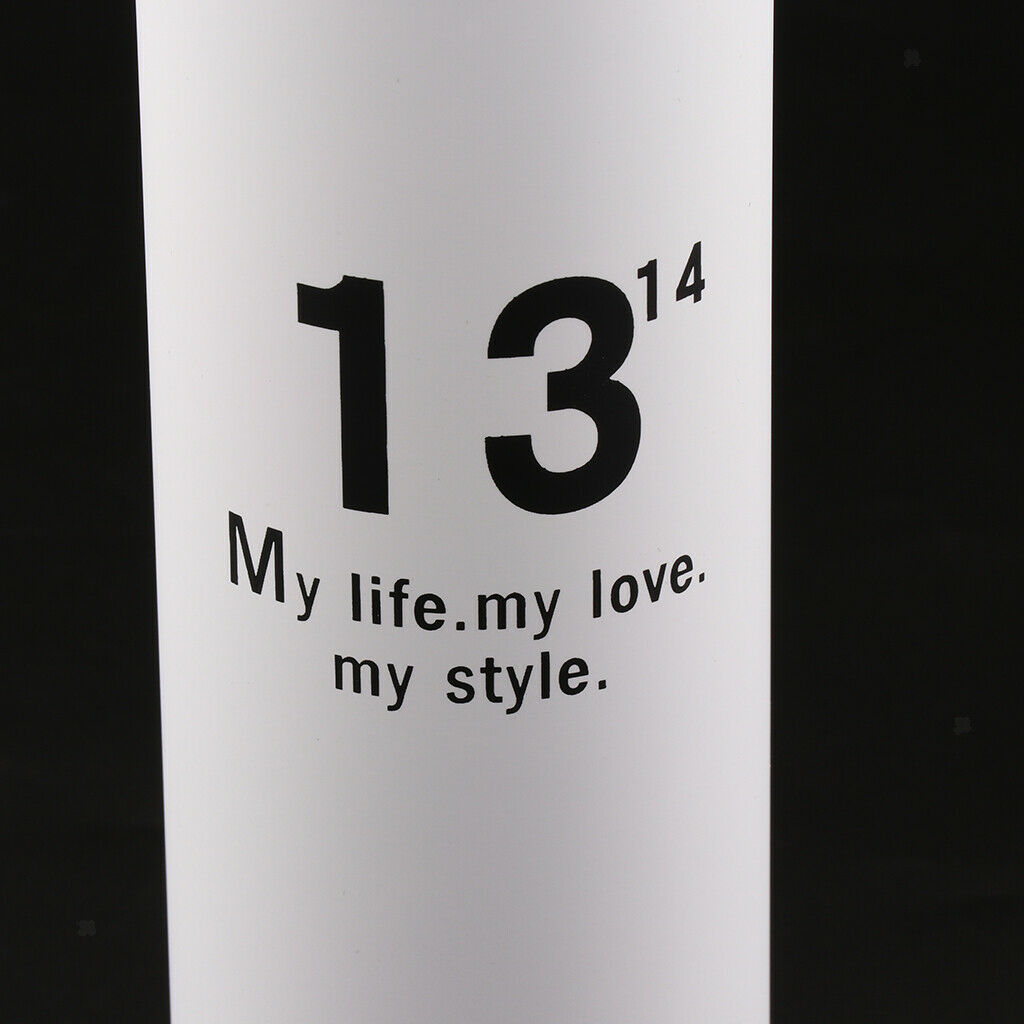 Stainless Steel Insulated Travel Mugs Tumbler Double Wall Water Cups White