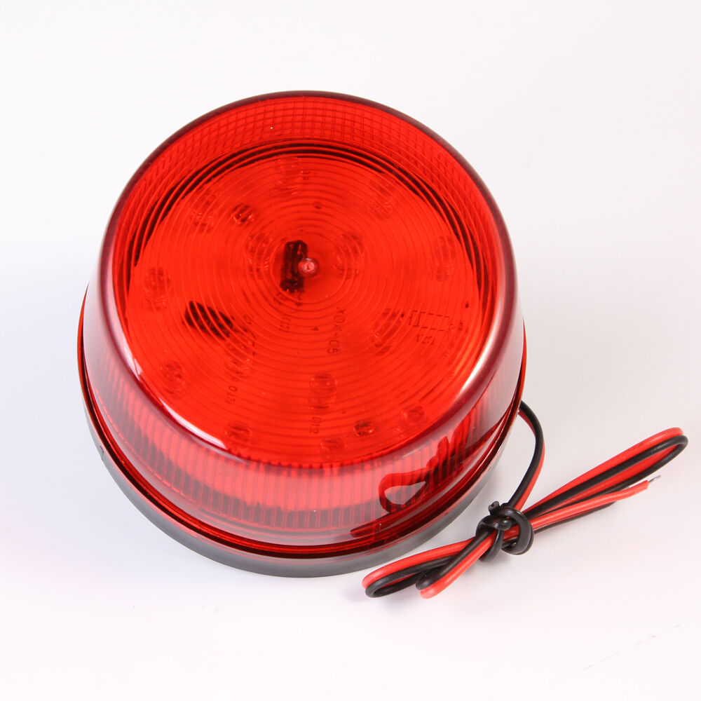 RED LED Beacon Flash Warning Lamp Safe Light Bar Industrial Signal Strobe Light
