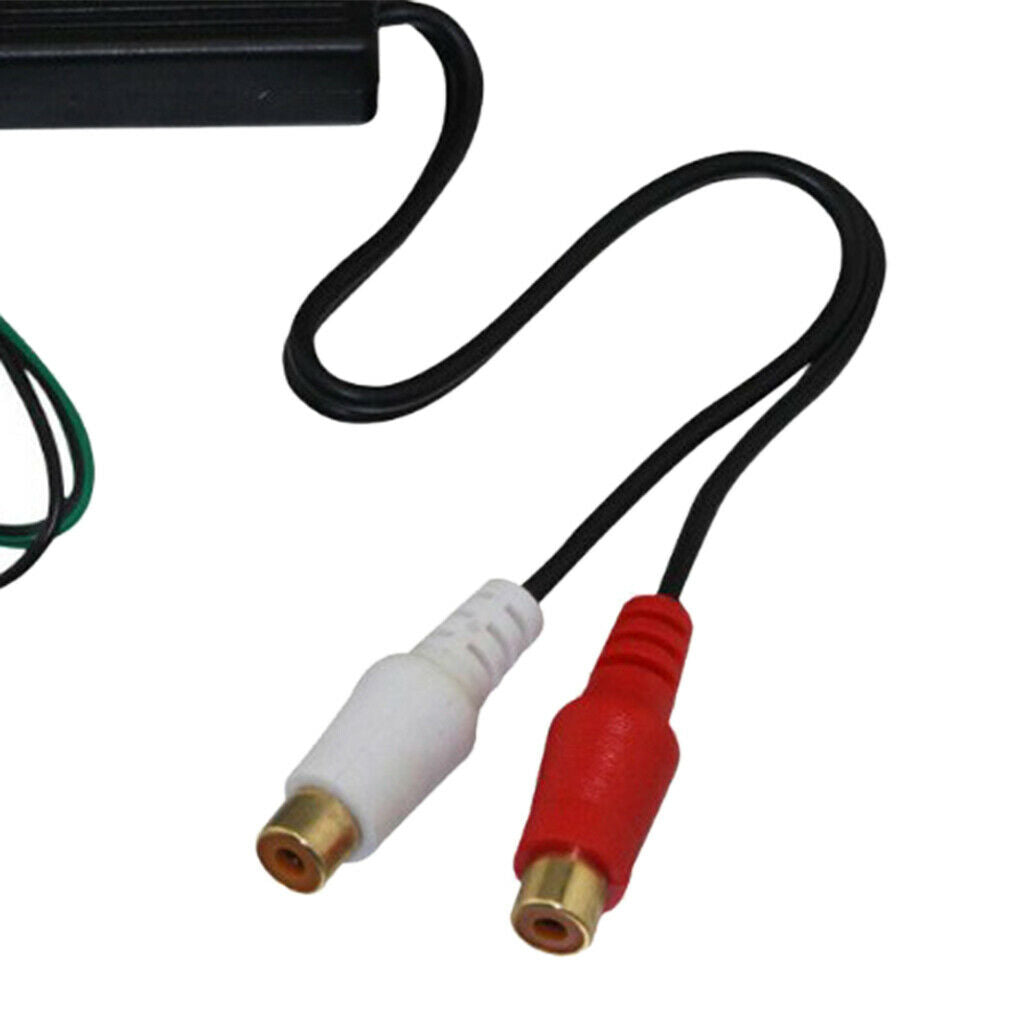 Prettyia   Car   Audio   Speaker   Wire   to   2RCA   Line   Output   Converter