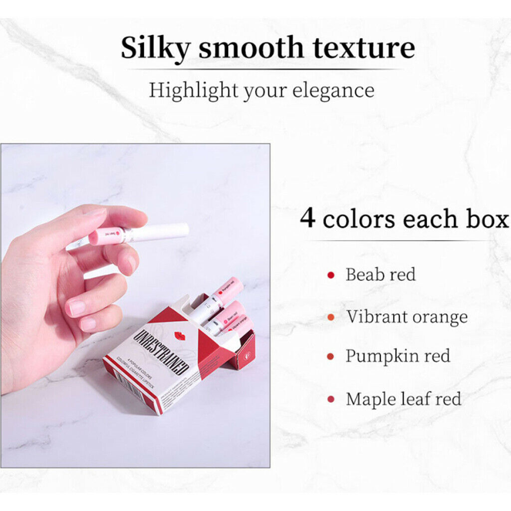 4 Colors Creamy Lipsticks Set Girls Waterproof Makeup Lip Stick Lip Color