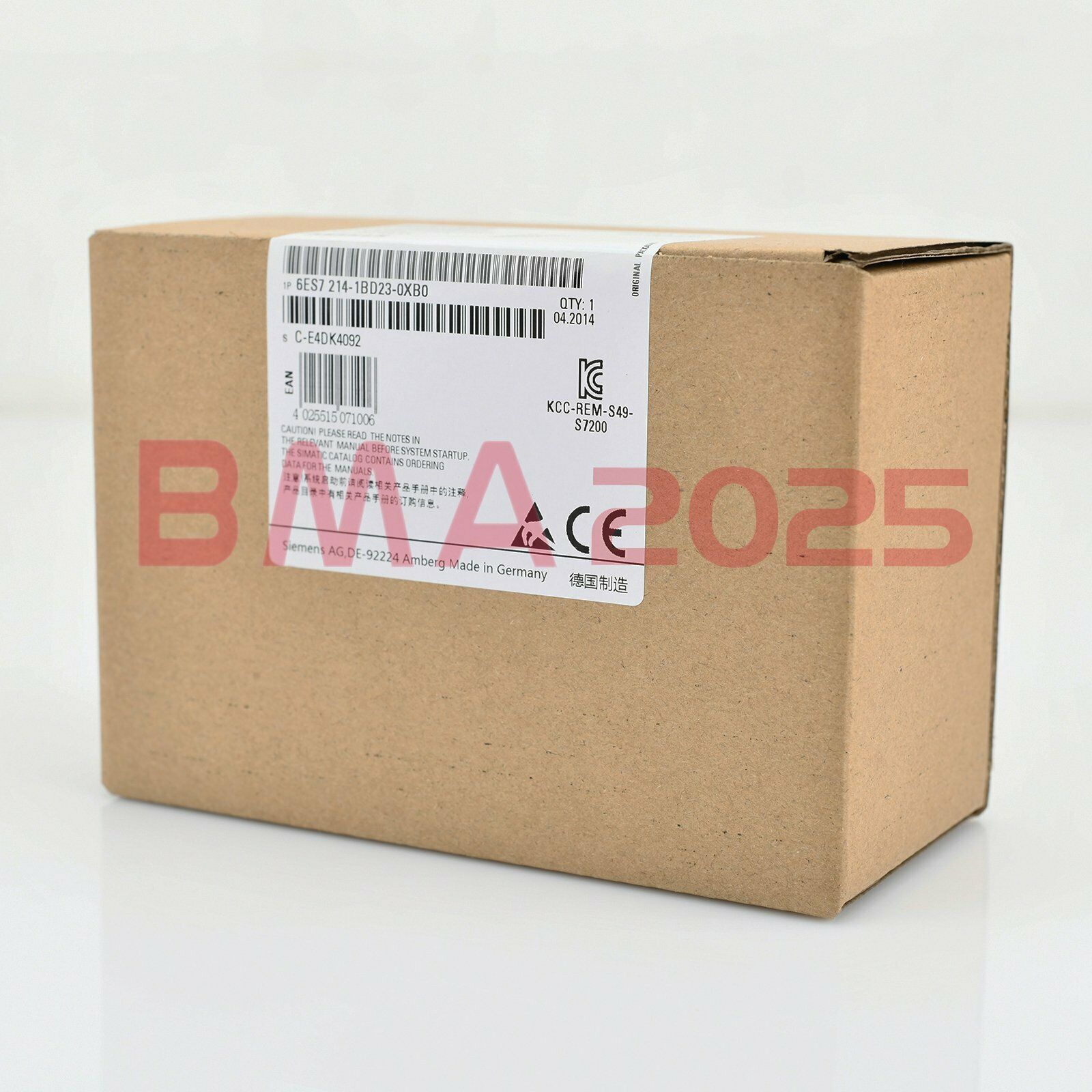 1PC New 6ES7 214-1BD23-0XB0 One year warranty DHL Free Ship SM9T