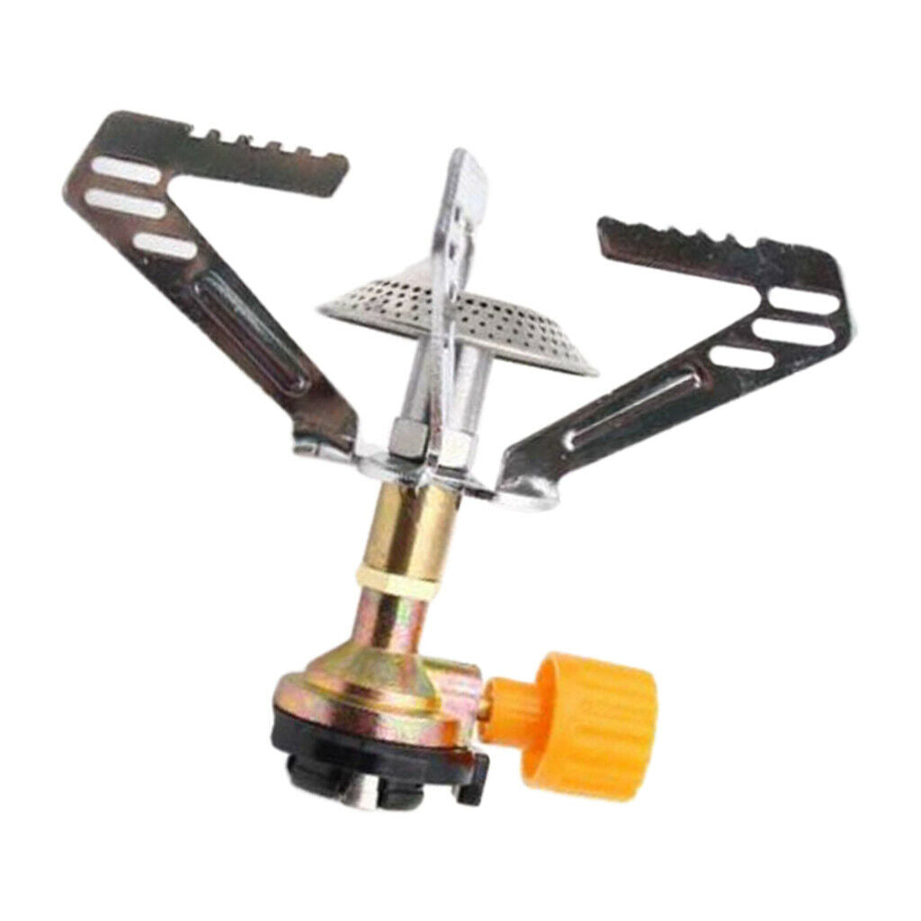 Gas Stove Single Burner Backpacking Stove Zinc Alloy for Mountaineering