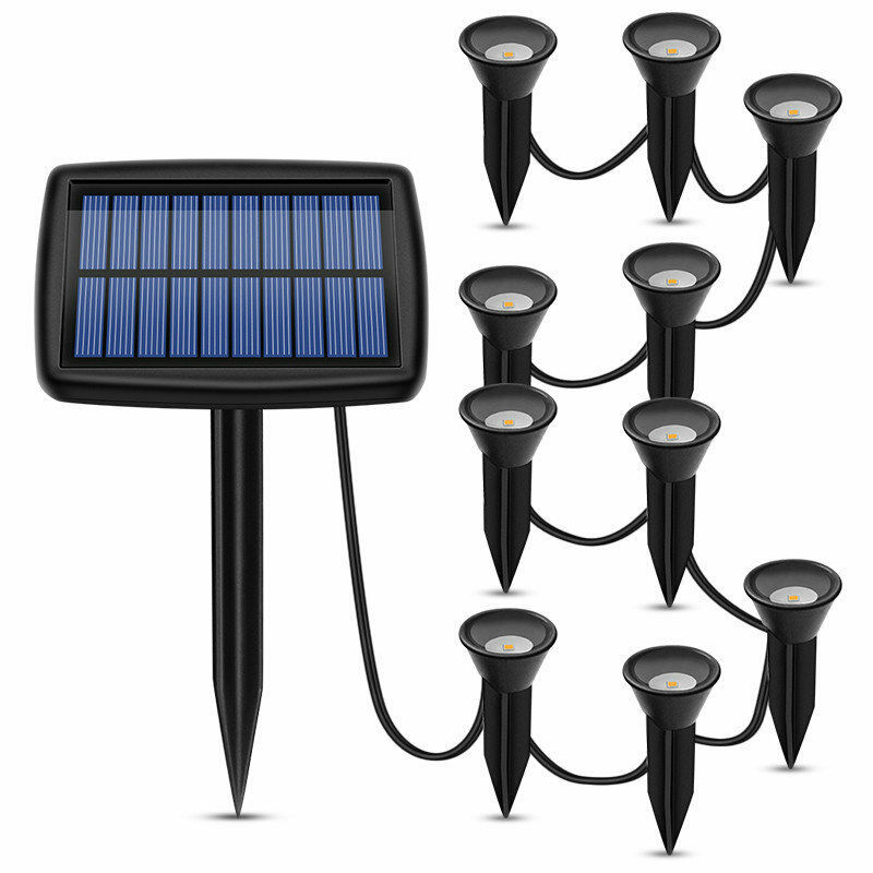 10 in 1 Solar Light  IP65 Waterproof Solar Lawn Light Solar Power Light Outdoors