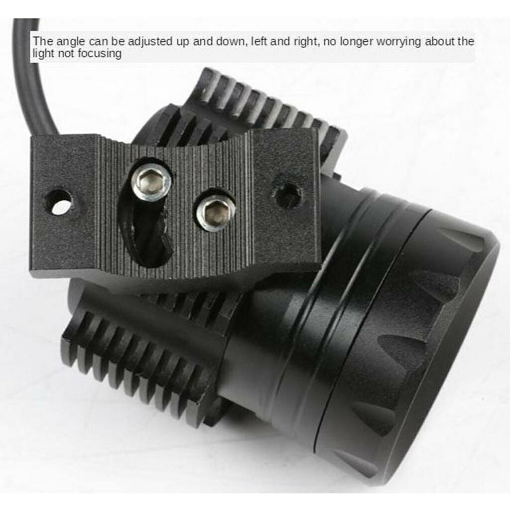 LED Fog Light Bike Auxiliary Light Bike Headlight Motorcycle 12V Compatible