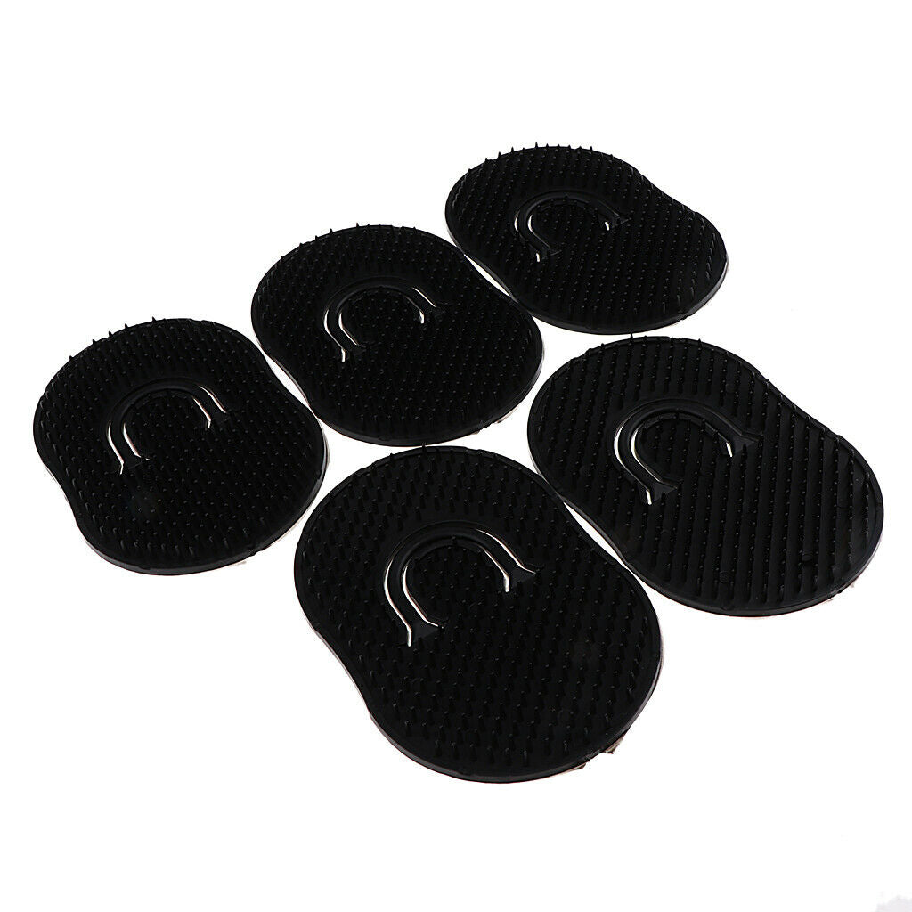 5 Pieces Pocket Palm Hair Brushes, Shampoo Beard Combs, for Short Hair Pet Cat,