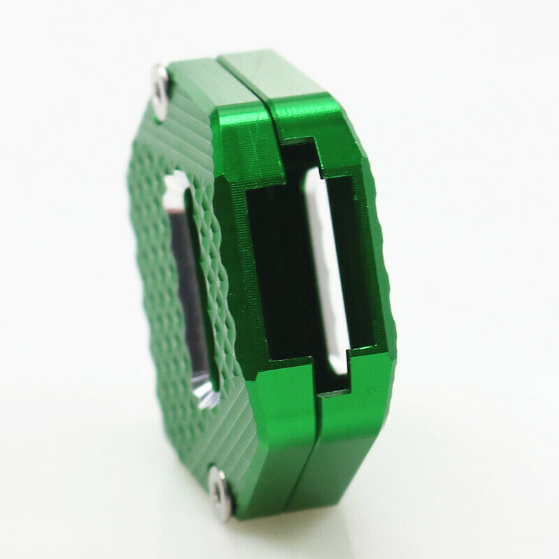 Aluminium Motorcycle Key Cover Case Green Keychain For Kawasaki ZXR400 ZX 7R 9R