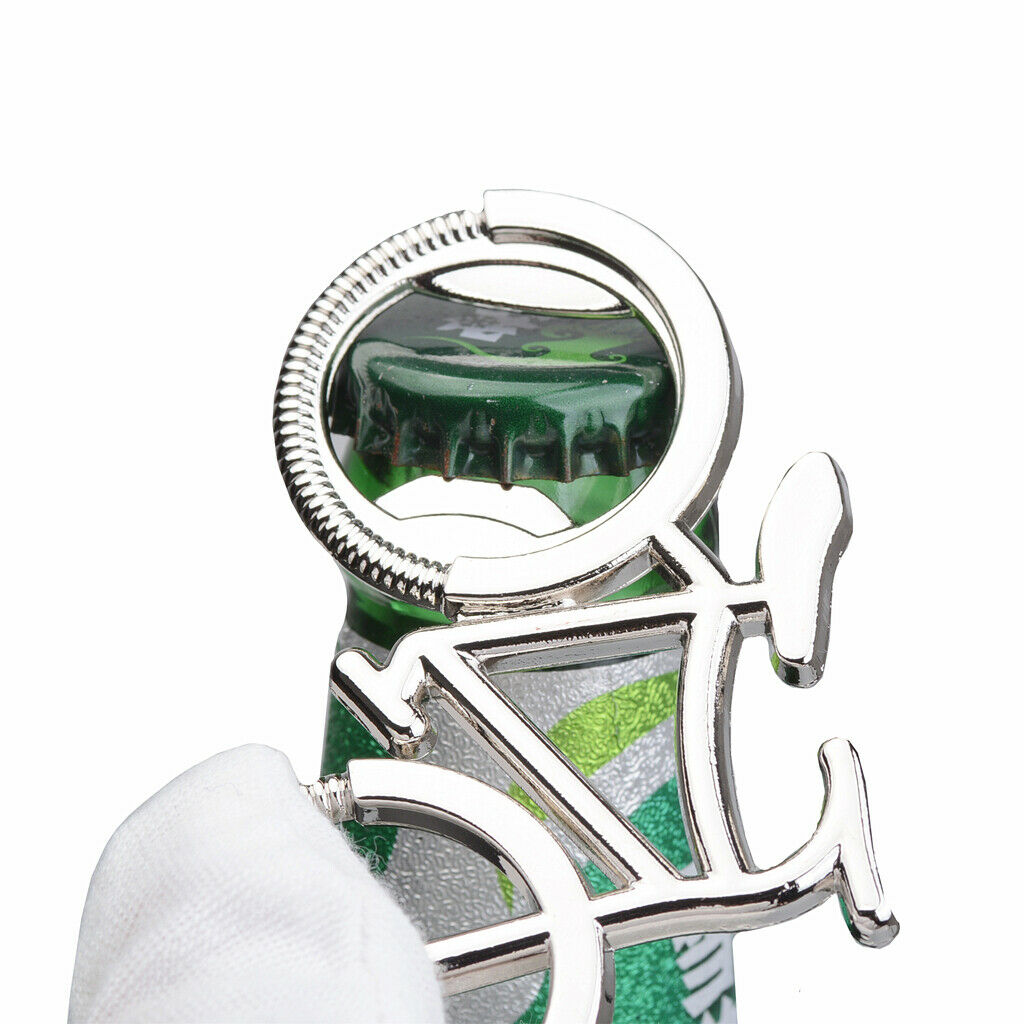 Unique Creative Bike Bottle Opener Wine Beer   Lifter Keychain Pendant