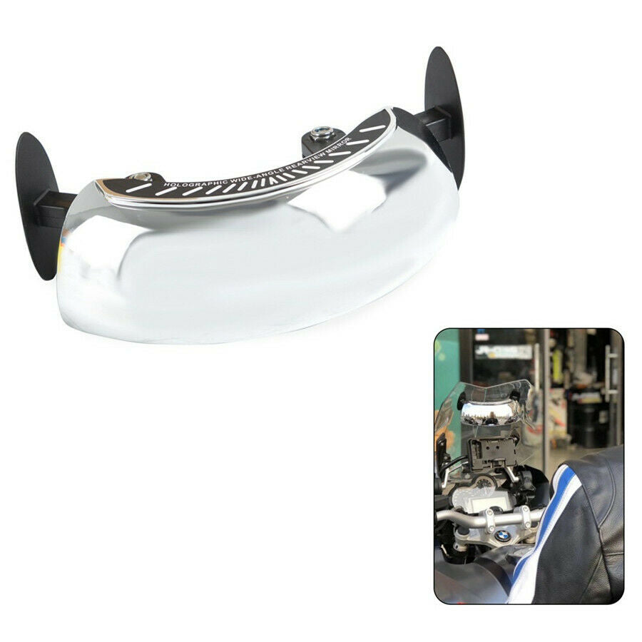 High Quality PC Motorcycle Windshield Ultra Wide Angle Rearview Mirror Universal
