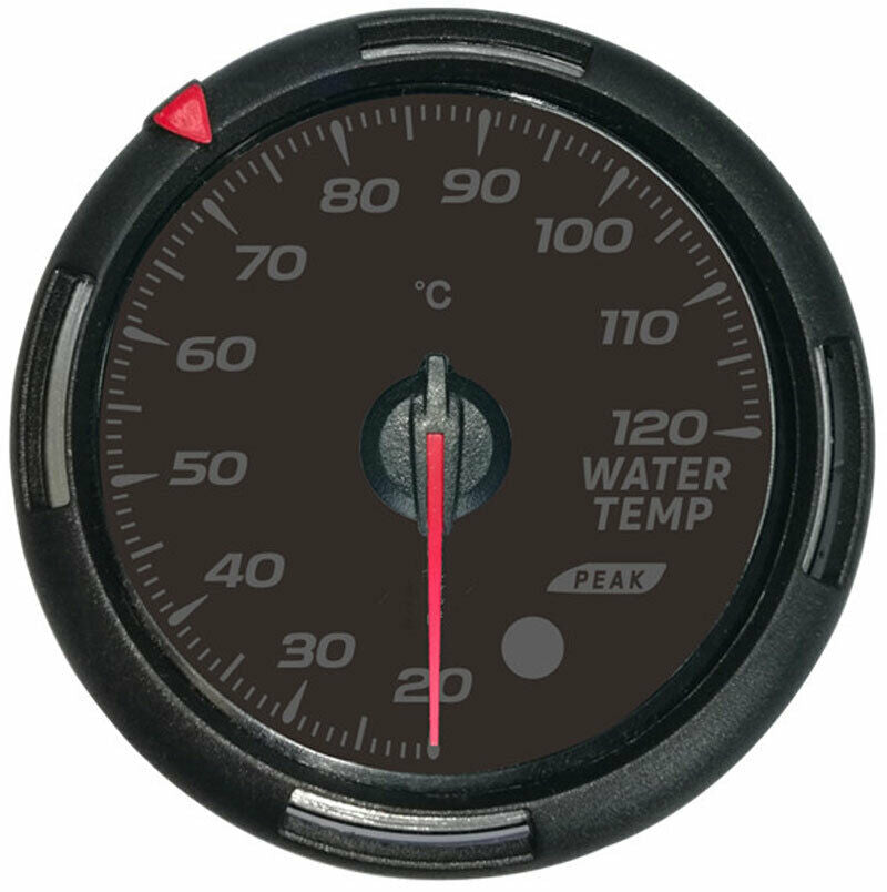 60mm/2.5'' water temp gauge with sender 20-120â„ƒ racing instrument 64 colors led