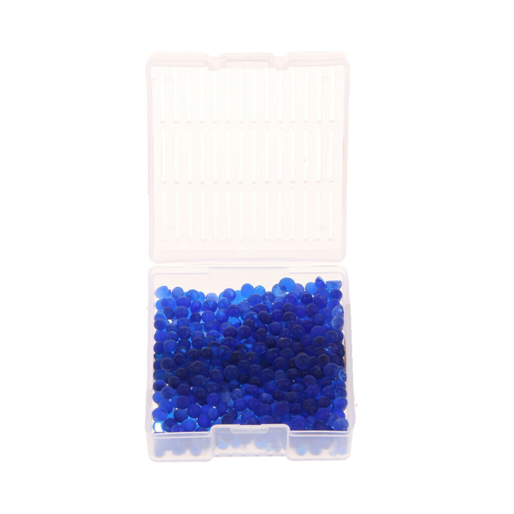 Dry-Packs Indicating Silica Gel with Reusable Hard Plastic Canister - Blue