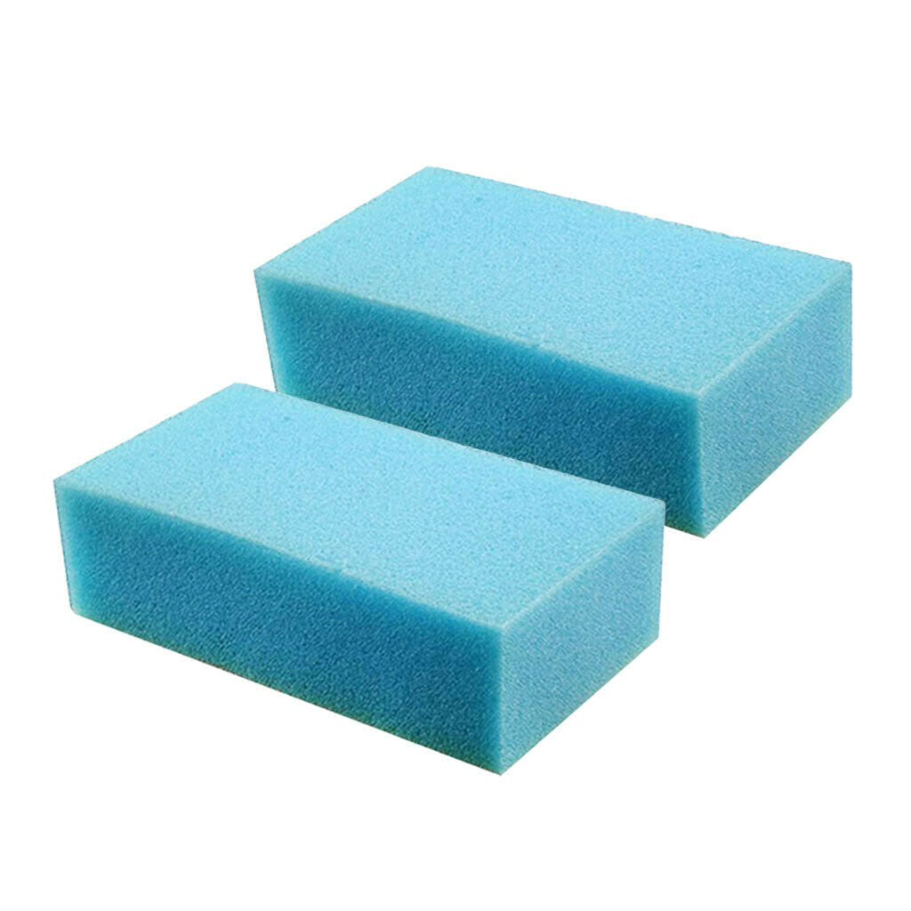 Lots 2 Reusable Soft Styling Cleaning Sponge For Hair Cutting Shaving House Blue