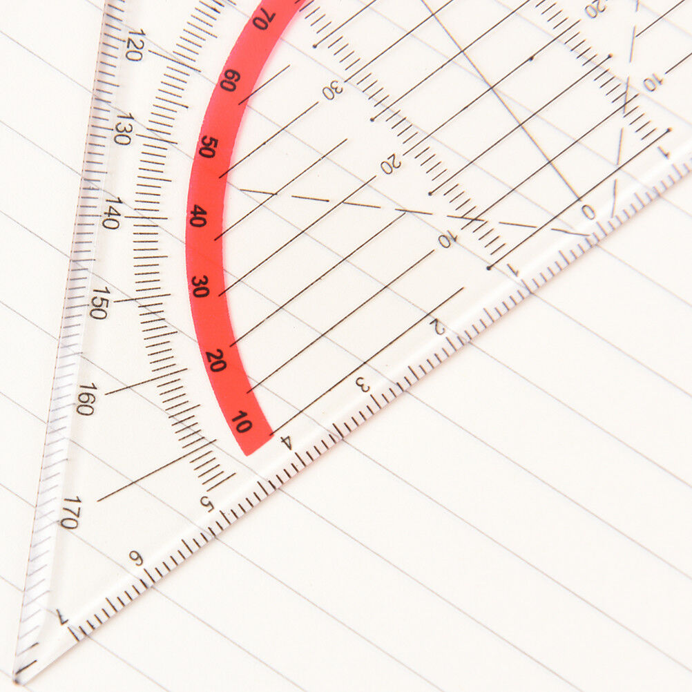 Multifunction Triangular Ruler Scribing Ruler Triangle Rulers Tools 45 de.l8