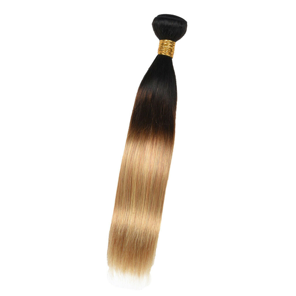 1 Piece 12'' Inches Human Hair Extension Bundle, 100%  Human Straight Hair ,