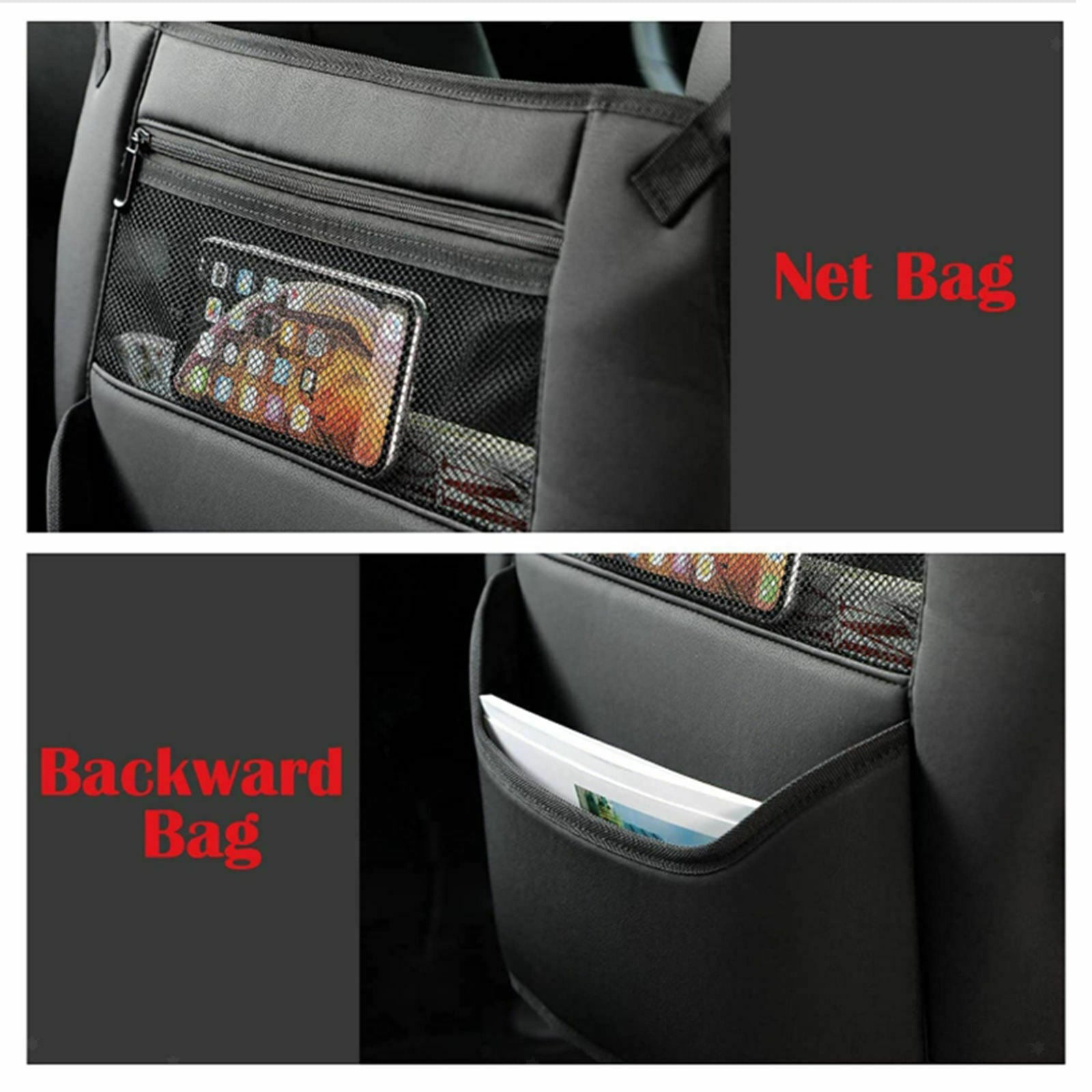 Universal Car Organizer Laptop Purse Between Front Seat for Drinks Holder