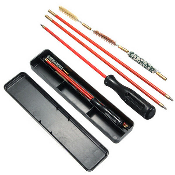 7Pcs/Set 30 Cal Brush Cleaning Kit Coated Rod Brush Gun Cleaner Tool