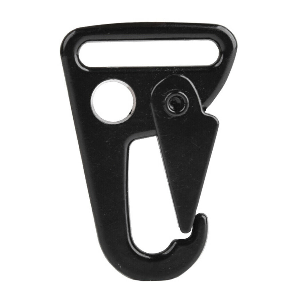 10X 5 Pcs Aluminium Buckle Snap Spring Clip Hook Carabiner for Outdoor Backpack