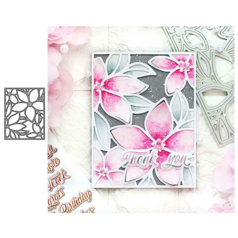 Cute Flower DIY Metal Cutting Dies Stencil Scrapbooking Die Cut Paper Card Decor