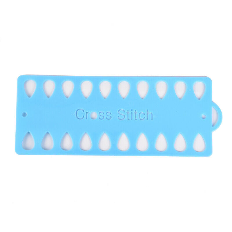 2pcs Plastic Cross Stitch Row Line Board Embroidery Floss Thread Yarn Organiz Qx