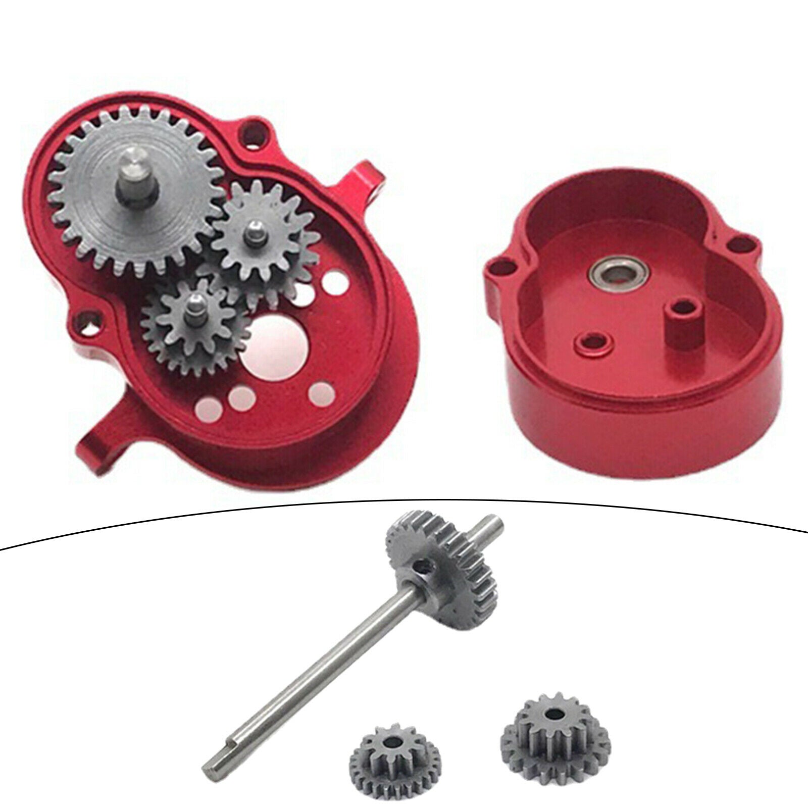 3 Pack RC Car Transmission Gear Spare Parts for WPL D12 1/10 Scale RC Trucks