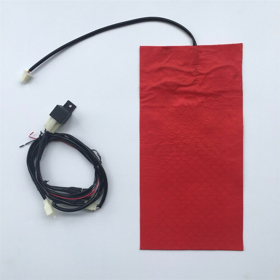 Dual Temperature Control Motorcycle Bike Waterproof Carbon Fiber Heating Pad